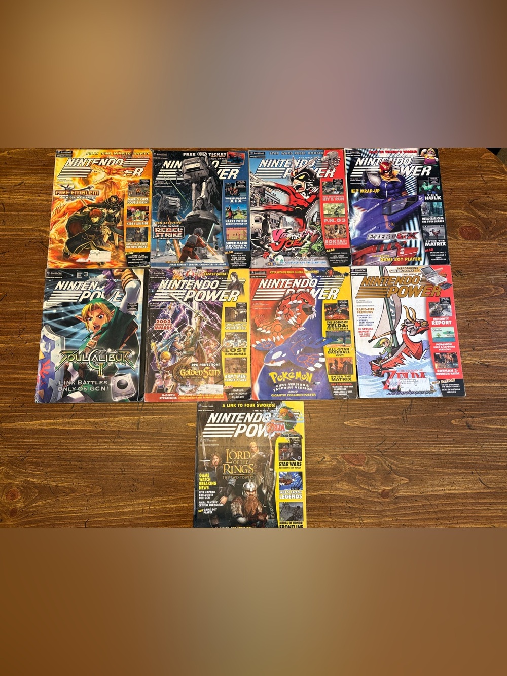 Nintendo Power Magazine Collection Lot Nine Issues